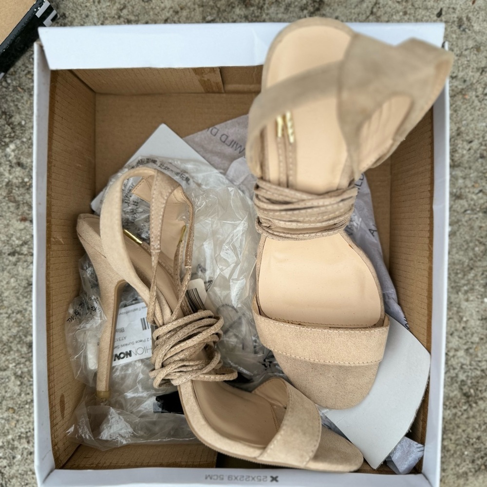 Elegant Tan Women's Heels